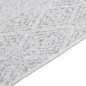 vidaXL Teppich Hellgrau 160x230 cm Baumwolle vidaXL Teppich Hellgrau 160x230 cm Baumwolle