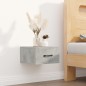 vidaXL Wand-Nachttische 2 Stk. Betongrau 35x35x20 cm vidaXL Wand-Nachttische 2 Stk. Betongrau 35x35x20 cm