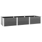 vidaXL Garten-Hochbeet Grau 300x100x54 cm WPC vidaXL Garten-Hochbeet Grau 300x100x54 cm WPC