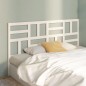 vidaXL Bett-Kopfteil Weiß 186x4x104 cm Massivholz Kiefer