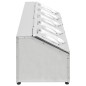 vidaXL Gastronorm-Ständer mit 5 GN 1/6 Behältern Edelstahl vidaXL Gastronorm-Ständer mit 5 GN 1/6 Behältern Edelstahl