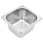 vidaXL Gastronorm-Ständer mit 5 GN 1/6 Behältern Edelstahl vidaXL Gastronorm-Ständer mit 5 GN 1/6 Behältern Edelstahl
