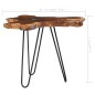 vidaXL Couchtisch 70 x 45 cm Massivholz Teak und Polyresin vidaXL Couchtisch 70 x 45 cm Massivholz Teak und Polyresin