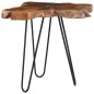 vidaXL Couchtisch 70 x 45 cm Massivholz Teak und Polyresin vidaXL Couchtisch 70 x 45 cm Massivholz Teak und Polyresin