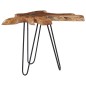 vidaXL Couchtisch 70 x 45 cm Massivholz Teak und Polyresin vidaXL Couchtisch 70 x 45 cm Massivholz Teak und Polyresin