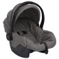 vidaXL Babyschale Hellgrau 42x65x57 cm vidaXL Babyschale Hellgrau 42x65x57 cm