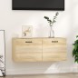vidaXL Wandschrank Sonoma-Eiche 80x35x36,5 cm Holzwerkstoff vidaXL Wandschrank Sonoma-Eiche 80x35x36,5 cm Holzwerkstoff