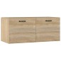 vidaXL Wandschrank Sonoma-Eiche 80x35x36,5 cm Holzwerkstoff vidaXL Wandschrank Sonoma-Eiche 80x35x36,5 cm Holzwerkstoff