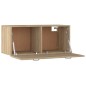 vidaXL Wandschrank Sonoma-Eiche 80x35x36,5 cm Holzwerkstoff vidaXL Wandschrank Sonoma-Eiche 80x35x36,5 cm Holzwerkstoff