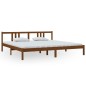 vidaXL Massivholzbett Honigbraun 200x200 cm vidaXL Massivholzbett Honigbraun 200x200 cm