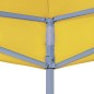 vidaXL Partyzelt-Dach 6x3 m Gelb 270 g/m² vidaXL Partyzelt-Dach 6x3 m Gelb 270 g/m²