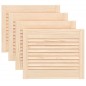 vidaXL Lamellentüren 4 Stk. Massivholz Kiefer 39,5x49,4 cm vidaXL Lamellentüren 4 Stk. Massivholz Kiefer 39,5x49,4 cm