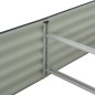 vidaXL Garten-Hochbeet 400 x 80 x 44 cm Verzinkter Stahl Grau vidaXL Garten-Hochbeet 400 x 80 x 44 cm Verzinkter Stahl Grau