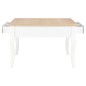 vidaXL Couchtisch Weiß 80 x 80 x 50 cm Holz vidaXL Couchtisch Weiß 80 x 80 x 50 cm Holz