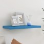 vidaXL Schweberegal Blau 60x23,5x3,8 cm MDF vidaXL Schweberegal Blau 60x23,5x3,8 cm MDF