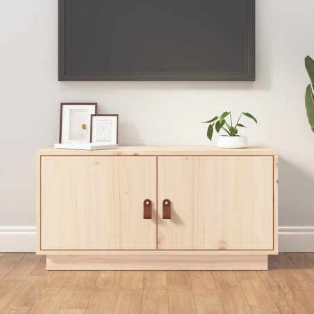 vidaXL TV-Schrank 80x34x40 cm Massivholz Kiefer