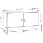vidaXL TV-Schrank 80x34x40 cm Massivholz Kiefer vidaXL TV-Schrank 80x34x40 cm Massivholz Kiefer