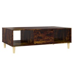 vidaXL Couchtisch Räuchereiche 103,5x60x35 cm Holzwerkstoff