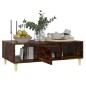 vidaXL Couchtisch Räuchereiche 103,5x60x35 cm Holzwerkstoff vidaXL Couchtisch Räuchereiche 103,5x60x35 cm Holzwerkstoff