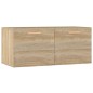vidaXL Wandschrank Sonoma-Eiche 80x35x36,5 cm Holzwerkstoff vidaXL Wandschrank Sonoma-Eiche 80x35x36,5 cm Holzwerkstoff