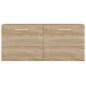 vidaXL Wandschrank Sonoma-Eiche 80x35x36,5 cm Holzwerkstoff vidaXL Wandschrank Sonoma-Eiche 80x35x36,5 cm Holzwerkstoff