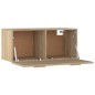 vidaXL Wandschrank Sonoma-Eiche 80x35x36,5 cm Holzwerkstoff vidaXL Wandschrank Sonoma-Eiche 80x35x36,5 cm Holzwerkstoff