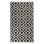 vidaXL Outdoor-Teppich Flachgewebe 115x170 cm Schwarz und Beige vidaXL Outdoor-Teppich Flachgewebe 115x170 cm Schwarz und Beige