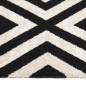 vidaXL Outdoor-Teppich Flachgewebe 115x170 cm Schwarz und Beige vidaXL Outdoor-Teppich Flachgewebe 115x170 cm Schwarz und Beige