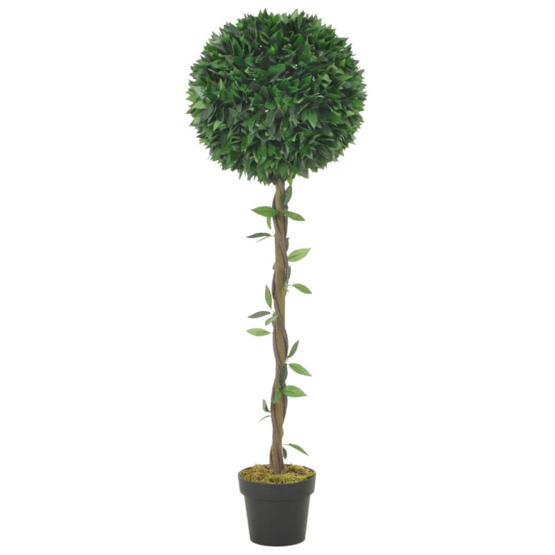 vidaXL Künstliche Pflanze Lorbeerbaum mit Topf Grün 130 cm vidaXL Künstliche Pflanze Lorbeerbaum mit Topf Grün 130 cm