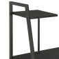 vidaXL Schreibtisch mit Regaleinheit Schwarz 102×50×117 cm vidaXL Schreibtisch mit Regaleinheit Schwarz 102×50×117 cm