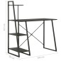 vidaXL Schreibtisch mit Regaleinheit Schwarz 102×50×117 cm vidaXL Schreibtisch mit Regaleinheit Schwarz 102×50×117 cm