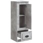 vidaXL Highboard Betongrau 36x35,5x103,5 cm Holzwerkstoff vidaXL Highboard Betongrau 36x35,5x103,5 cm Holzwerkstoff
