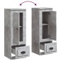 vidaXL Highboard Betongrau 36x35,5x103,5 cm Holzwerkstoff vidaXL Highboard Betongrau 36x35,5x103,5 cm Holzwerkstoff