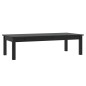 vidaXL Couchtisch Schwarz 110x50x30 cm Massivholz Kiefer vidaXL Couchtisch Schwarz 110x50x30 cm Massivholz Kiefer