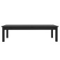vidaXL Couchtisch Schwarz 110x50x30 cm Massivholz Kiefer vidaXL Couchtisch Schwarz 110x50x30 cm Massivholz Kiefer