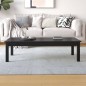 vidaXL Couchtisch Schwarz 110x50x30 cm Massivholz Kiefer vidaXL Couchtisch Schwarz 110x50x30 cm Massivholz Kiefer