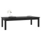 vidaXL Couchtisch Schwarz 110x50x30 cm Massivholz Kiefer vidaXL Couchtisch Schwarz 110x50x30 cm Massivholz Kiefer