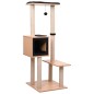 vidaXL Katzen-Kratzbaum mit Sisal-Kratzmatte 129 cm vidaXL Katzen-Kratzbaum mit Sisal-Kratzmatte 129 cm
