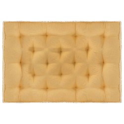 Palettensofa-Kissen Gelb 120x80x10 cm