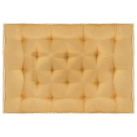 Palettensofa-Kissen Gelb 120x80x10 cm