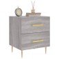 vidaXL Nachttisch Grau Sonoma 40x35x47,5 cm Holzwerkstoff vidaXL Nachttisch Grau Sonoma 40x35x47,5 cm Holzwerkstoff