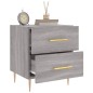 vidaXL Nachttisch Grau Sonoma 40x35x47,5 cm Holzwerkstoff vidaXL Nachttisch Grau Sonoma 40x35x47,5 cm Holzwerkstoff