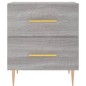 vidaXL Nachttisch Grau Sonoma 40x35x47,5 cm Holzwerkstoff vidaXL Nachttisch Grau Sonoma 40x35x47,5 cm Holzwerkstoff