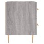 vidaXL Nachttisch Grau Sonoma 40x35x47,5 cm Holzwerkstoff vidaXL Nachttisch Grau Sonoma 40x35x47,5 cm Holzwerkstoff