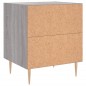 vidaXL Nachttisch Grau Sonoma 40x35x47,5 cm Holzwerkstoff vidaXL Nachttisch Grau Sonoma 40x35x47,5 cm Holzwerkstoff