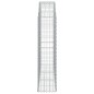 vidaXL Gabione mit Hochbogen 150x30x120/140 cm Verzinktes Eisen vidaXL Gabione mit Hochbogen 150x30x120/140 cm Verzinktes Eisen