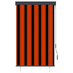 vidaXL Außenrollo 100 x 250 cm Orange und Braun