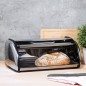 HI Brotkasten Silbern 35,5×23×14,5 cm 11 L HI Brotkasten Silbern 35,5×23×14,5 cm 11 L