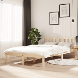 vidaXL Massivholzbett 120x200 cm