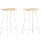 vidaXL Barhocker 2 Stk. Mango Massivholz vidaXL Barhocker 2 Stk. Mango Massivholz